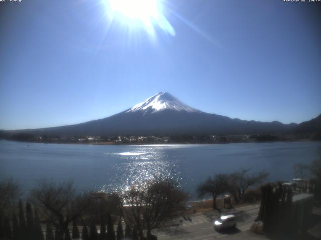 河口湖からの富士山