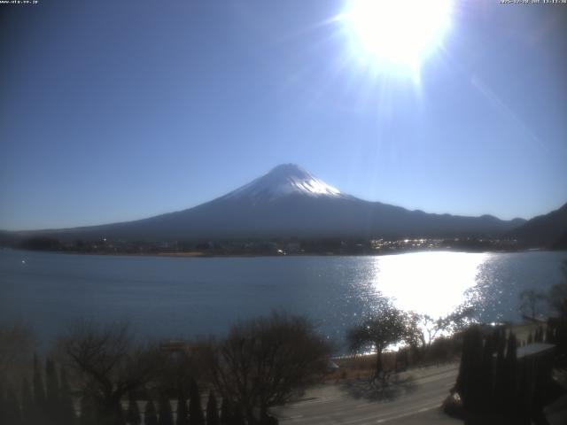 河口湖からの富士山