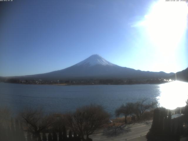 河口湖からの富士山