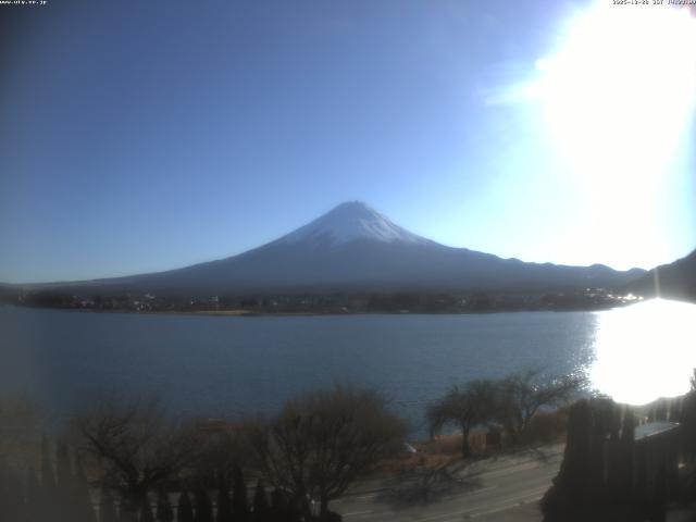 河口湖からの富士山