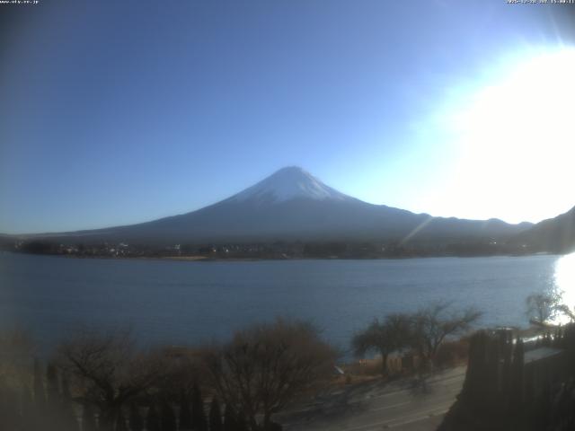 河口湖からの富士山