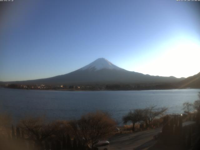 河口湖からの富士山