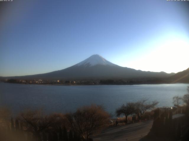 河口湖からの富士山