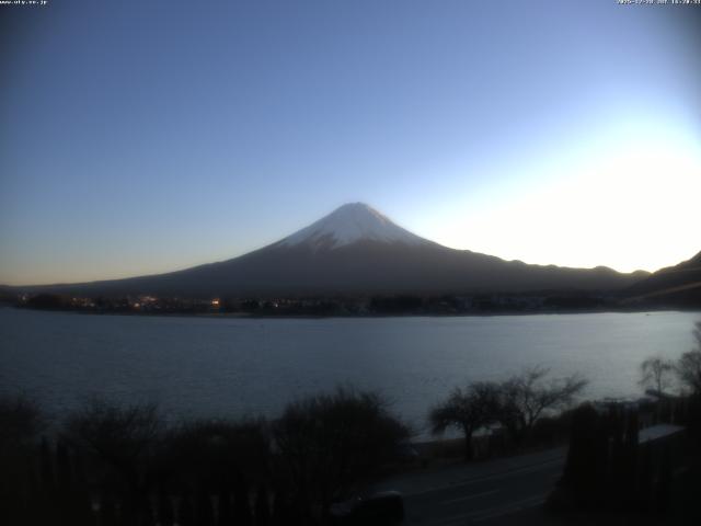 河口湖からの富士山