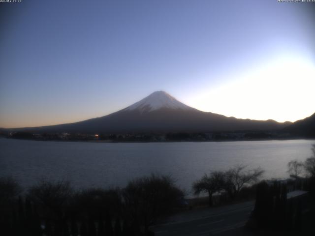 河口湖からの富士山
