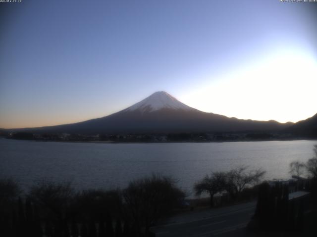 河口湖からの富士山