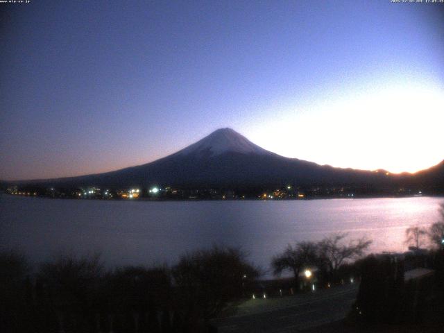 河口湖からの富士山
