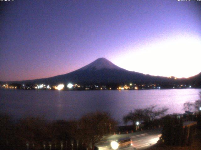 河口湖からの富士山