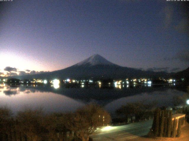 河口湖からの富士山