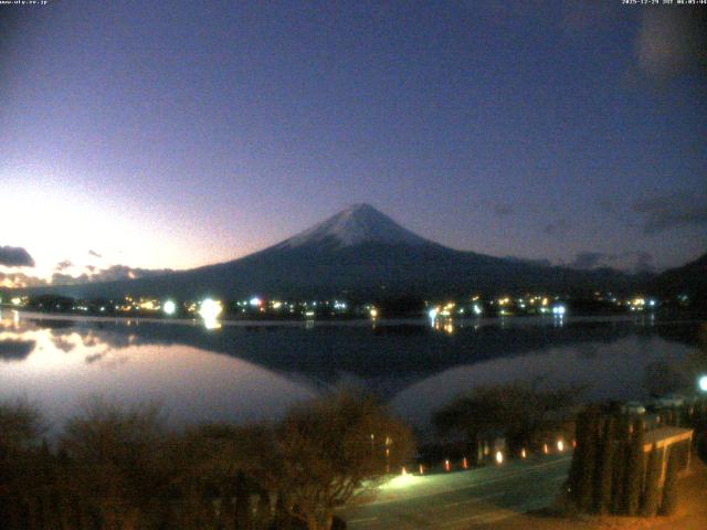 河口湖からの富士山