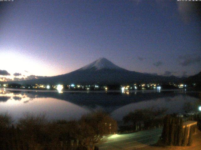 河口湖からの富士山