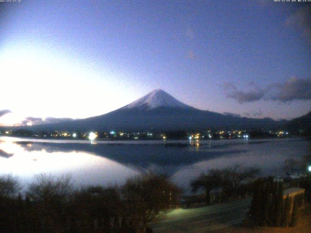 河口湖からの富士山