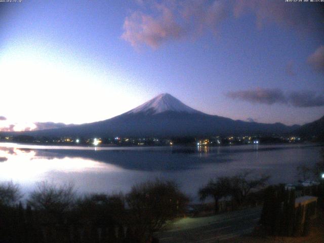 河口湖からの富士山