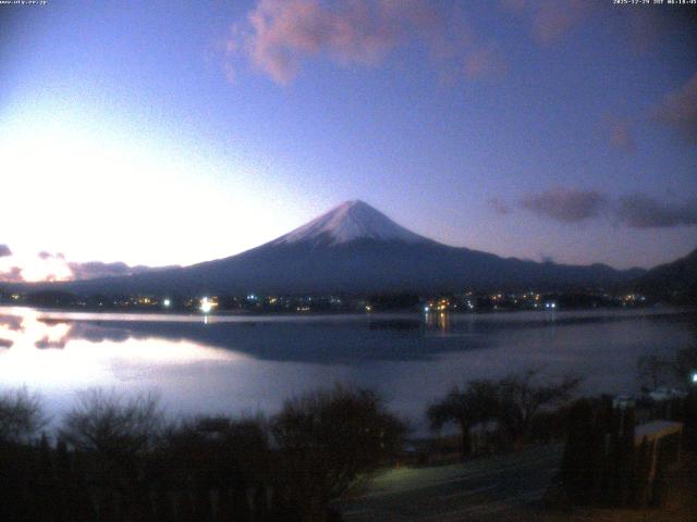 河口湖からの富士山
