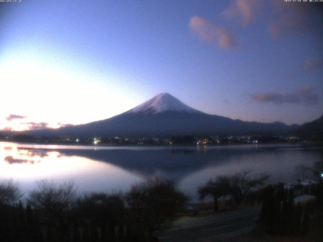 河口湖からの富士山
