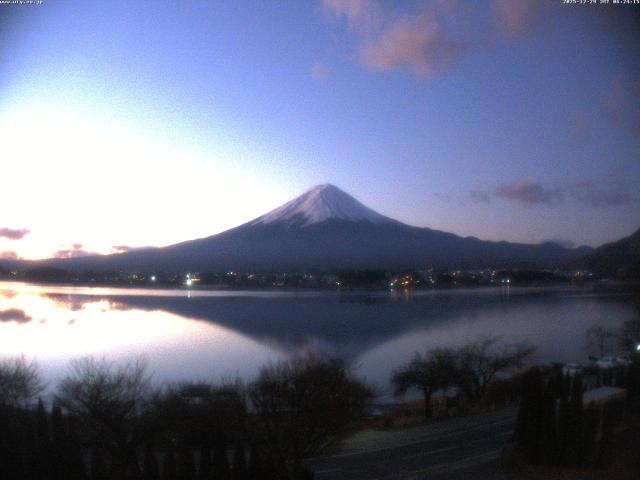 河口湖からの富士山
