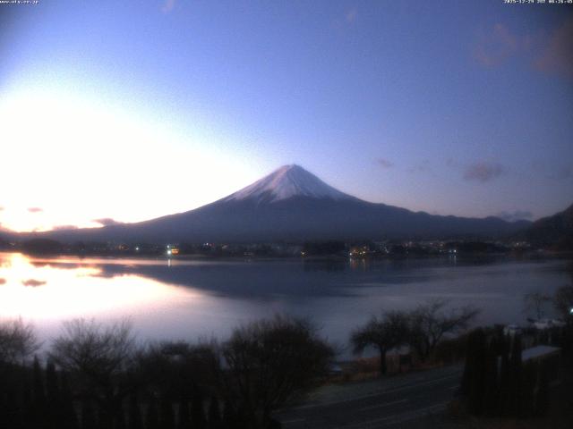 河口湖からの富士山
