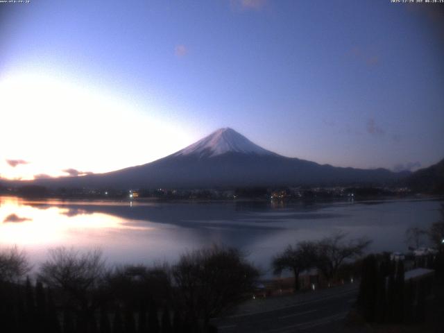 河口湖からの富士山