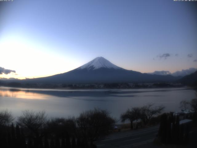 河口湖からの富士山