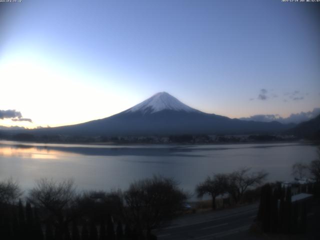 河口湖からの富士山