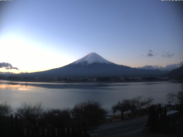 河口湖からの富士山