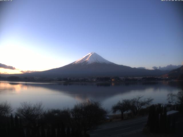 河口湖からの富士山
