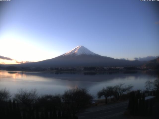 河口湖からの富士山