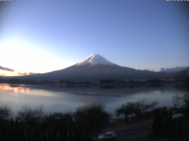 河口湖からの富士山