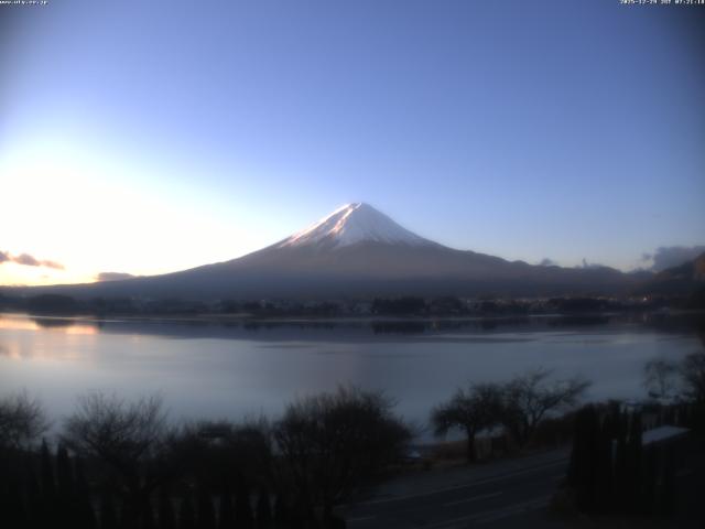 河口湖からの富士山
