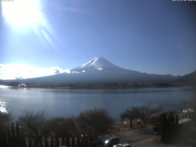 河口湖からの富士山
