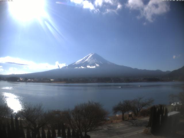 河口湖からの富士山