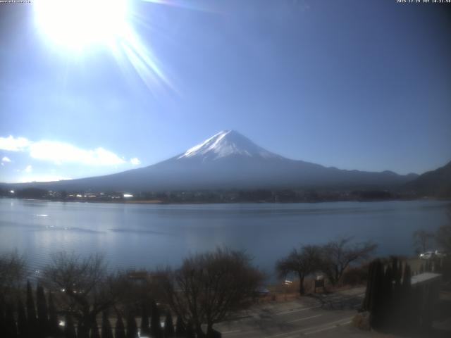 河口湖からの富士山