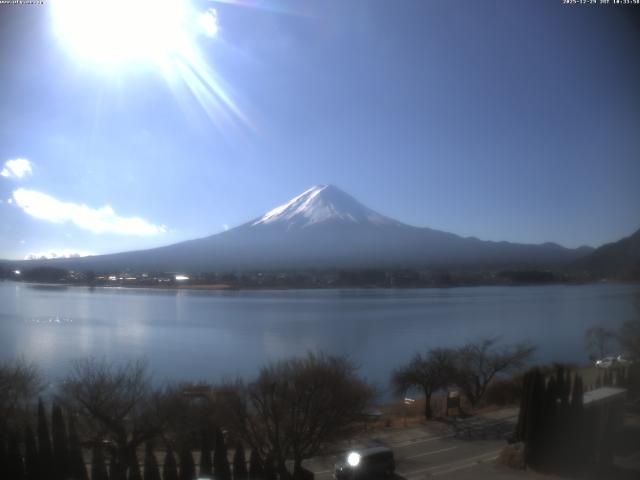 河口湖からの富士山
