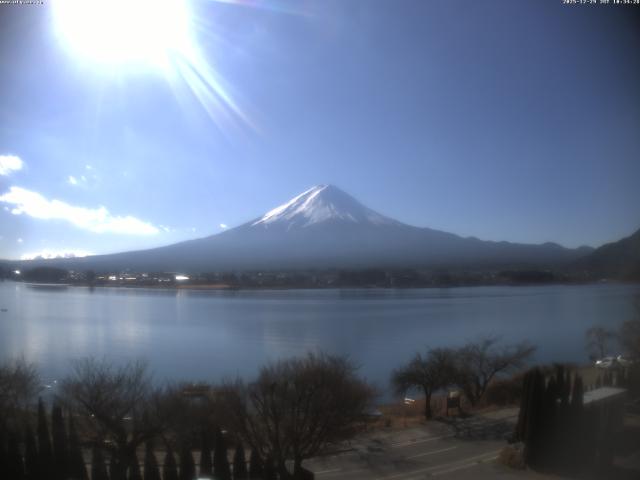 河口湖からの富士山