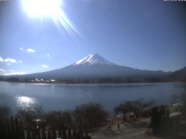 河口湖からの富士山
