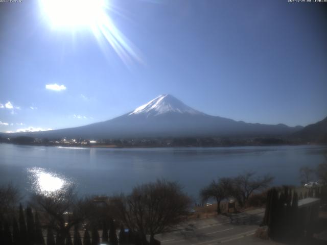 河口湖からの富士山