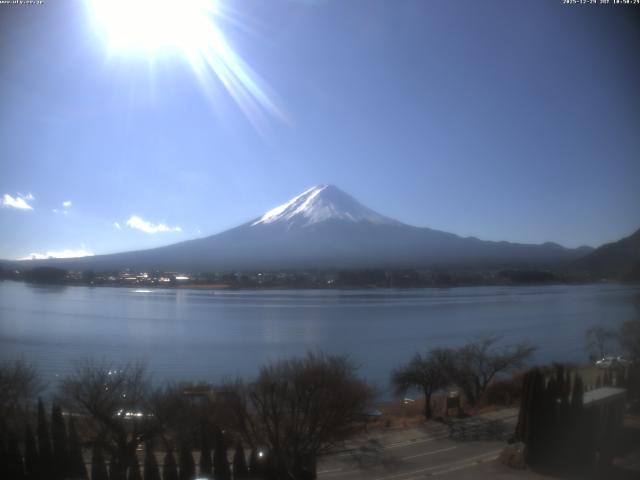 河口湖からの富士山