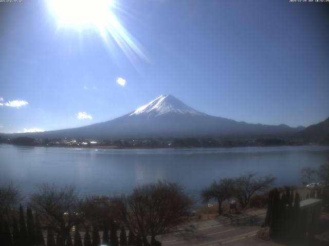 河口湖からの富士山