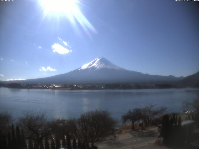 河口湖からの富士山