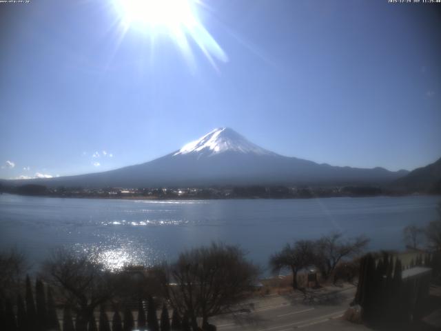 河口湖からの富士山