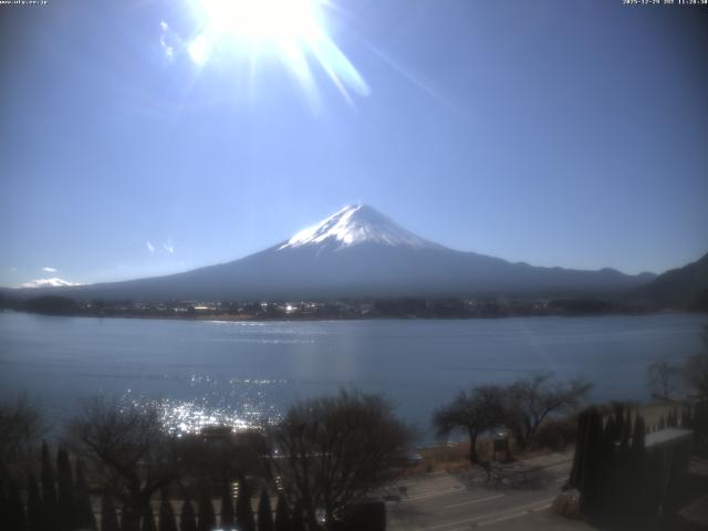 河口湖からの富士山