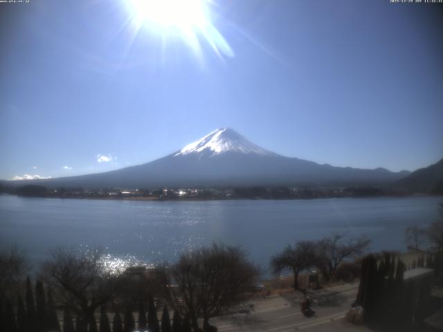 河口湖からの富士山