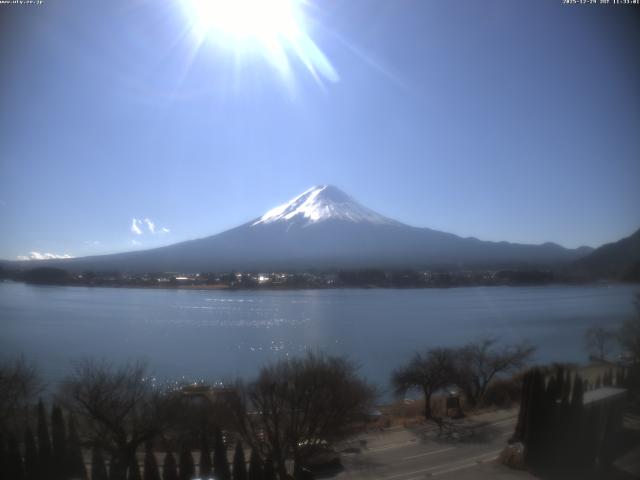 河口湖からの富士山