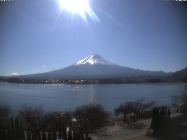 河口湖からの富士山