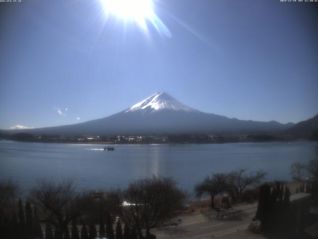 河口湖からの富士山