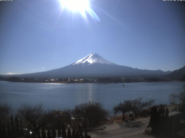 河口湖からの富士山