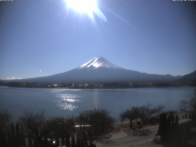 河口湖からの富士山