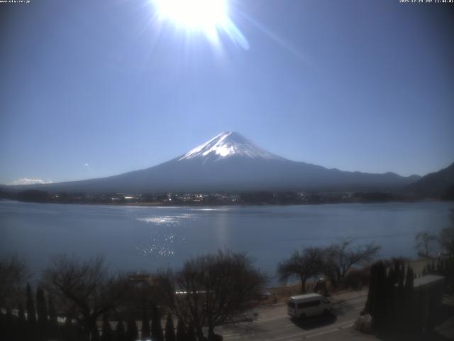 河口湖からの富士山