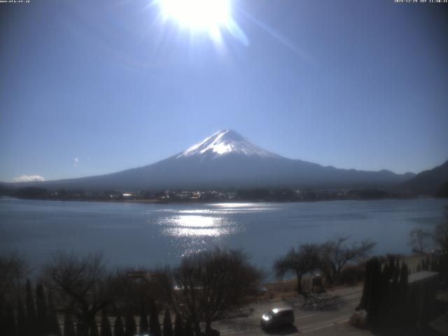 河口湖からの富士山