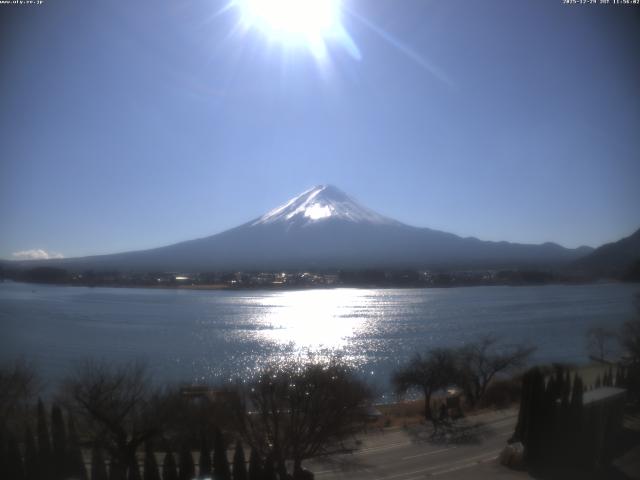河口湖からの富士山